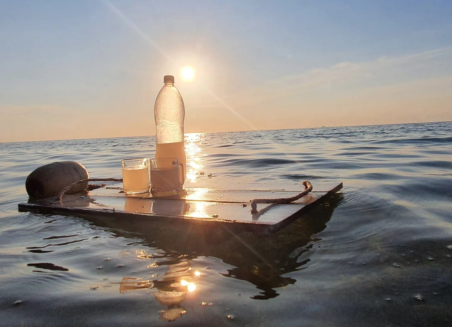 Floating Bar on the Ocean at The Station Tioman