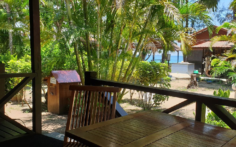 Partial Seaview Room from Balcony at The Station Tioman