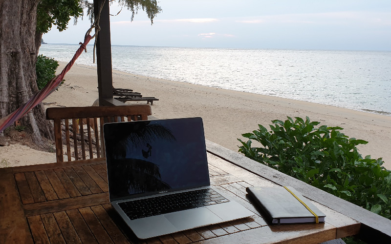Working remotely from The Station Tioman